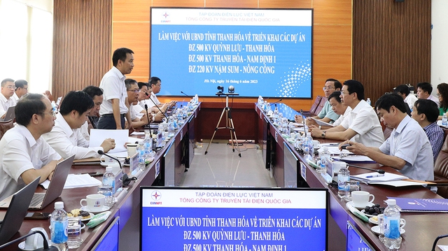EVNNPT lập Ban Chỉ đạo xây dựng dự án đường dây 500kV cung đoạn Quảng Trạch – Phố Nối - Ảnh 1.