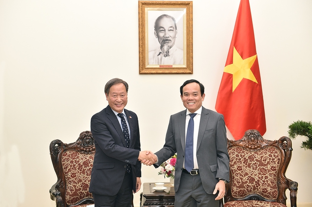 Phó Thủ tướng Trần Lưu Quang tiếp Phó Chủ tịch điều hành cấp cao JICA - Ảnh 1.