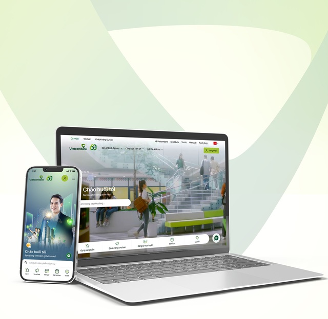 Vietcombank chính thức ra mắt website mới - Ảnh 1.