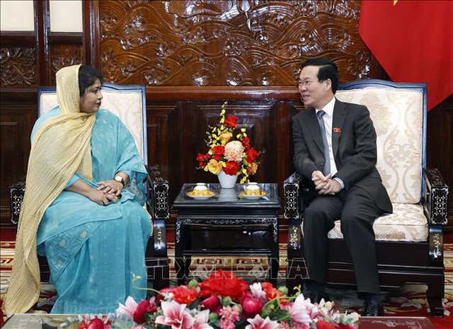 Chủ tịch nước Võ Văn Thưởng tiếp Đại sứ Bangladesh - Ảnh 1.