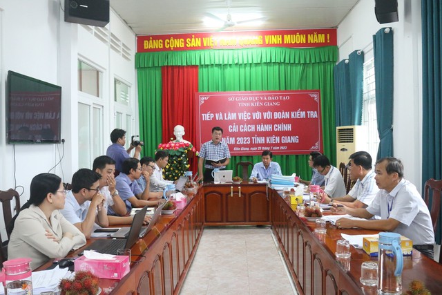 Những kết quả nổi bật trong công tác CCHC của Sở Giáo dục và Đào tạo tỉnh Kiên Giang - Ảnh 1.