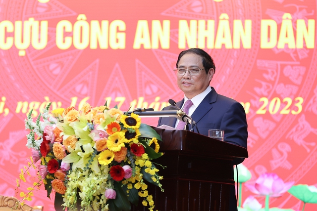 Thủ tướng Phạm Minh Chính dự Đại hội thành lập Hội Cựu Công an nhân dân Việt Nam - Ảnh 1.