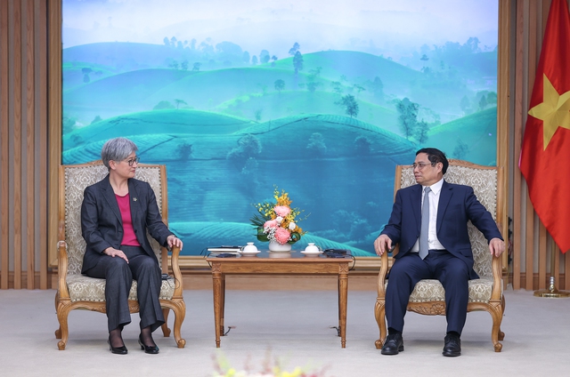 Thủ tướng Phạm Minh Chính tiếp Bộ trưởng Ngoại giao Australia   - Ảnh 2.
