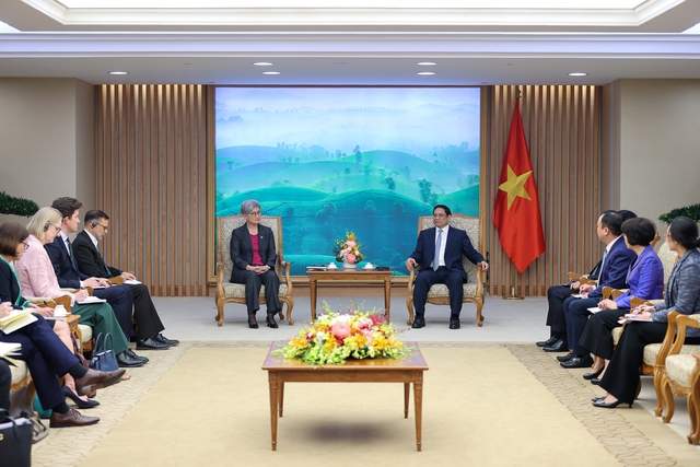 Thủ tướng Phạm Minh Chính tiếp Bộ trưởng Ngoại giao Australia   - Ảnh 3.