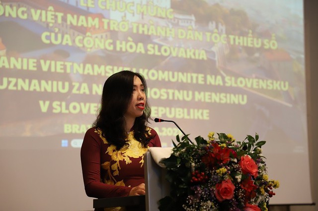 Lễ chúc mừng cộng đồng người Việt được công nhận dân tộc thiểu số tại Slovakia - Ảnh 1.