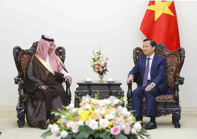 Phó Thủ tướng Lê Minh Khái tiếp Bộ trưởng Bộ Du lịch Saudi Arabia - Ảnh 2.