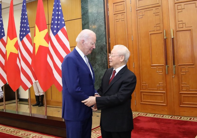 Tổng Bí thư Nguyễn Phú Trọng và Tổng thống Joe Biden