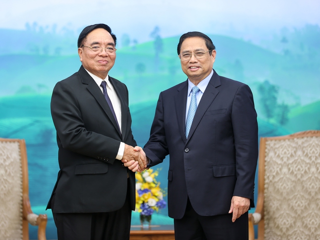 Triển khai các thỏa thuận của lãnh đạo cấp cao Việt Nam-Lào với sản phẩm, kết quả cụ thể - Ảnh 1.
