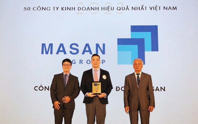 Masan 10 năm được vinh danh Top 50 công ty kinh doanh hiệu quả nhất Việt Nam - Ảnh 1.