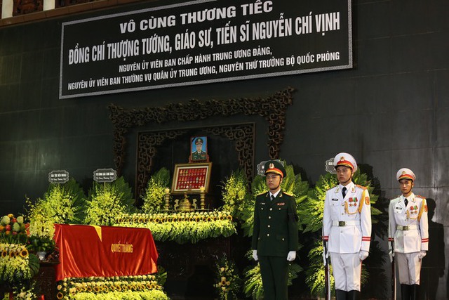 Tổ chức trọng thể Lễ tang cấp cao Thượng tướng Nguyễn Chí Vịnh, nguyên Thứ trưởng Bộ Quốc phòng - Ảnh 1.