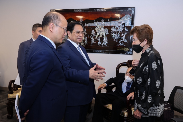 Thủ tướng Phạm Minh Chính gặp gỡ bạn bè Hoa Kỳ - Ảnh 1.