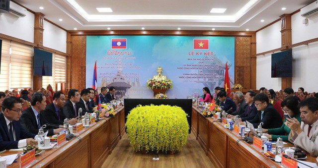 Kon Tum – Champasak (Lào) ký kết hợp tác giai đoạn 2023-2027 - Ảnh 3.