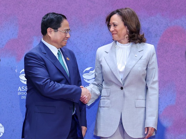 Thủ tướng Phạm Minh Chính gặp Phó Tổng thống Hoa Kỳ Kamala Harris - Ảnh 1.