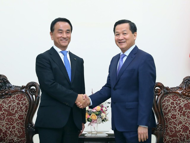 Phó Thủ tướng Lê Minh Khái tiếp Thống đốc tỉnh Yamaguchi, Nhật Bản - Ảnh 1.