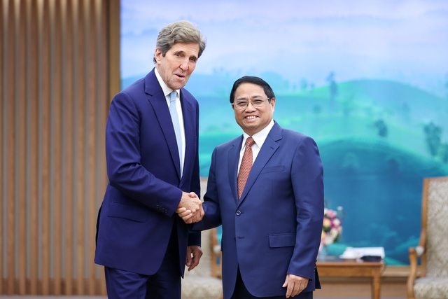 Thủ tướng Phạm Minh Chính tiếp Đặc phái viên của Tổng thống Hoa Kỳ - Ảnh 1.