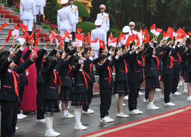 Chủ tịch nước Võ Văn Thưởng chủ trì lễ đón Tổng thống Indonesia- Ảnh 3.