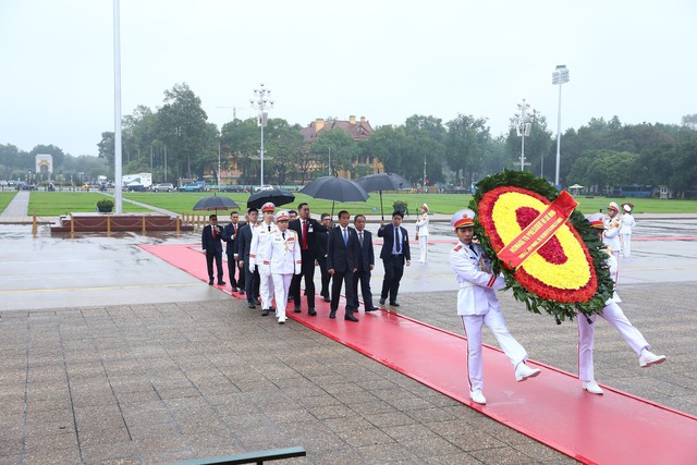Chủ tịch nước Võ Văn Thưởng chủ trì lễ đón Tổng thống Indonesia- Ảnh 5.