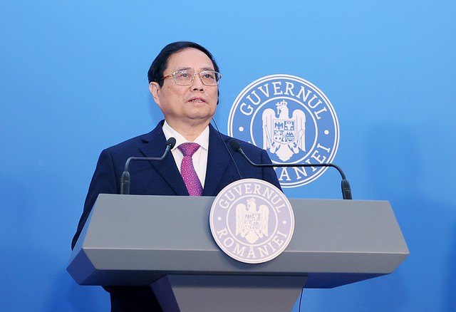 Thủ tướng Phạm Minh Chính: Quan hệ Việt Nam - Romania đang có 'thiên thời, địa lợi, nhân hòa'- Ảnh 3.