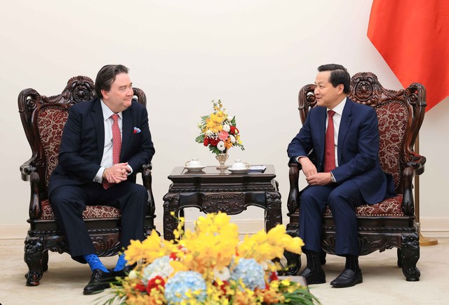 Phó Thủ tướng Lê Minh Khái tiếp Đại sứ Hoa Kỳ Marc E. Knapper- Ảnh 2.