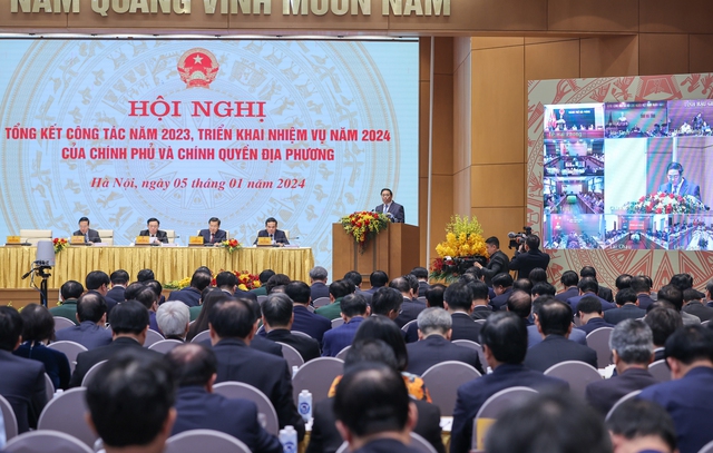 Thủ tướng Phạm Minh Chính: 5 quyết tâm và 10 nhóm nhiệm vụ, giải pháp trọng tâm trong năm 2024 - Ảnh 7.