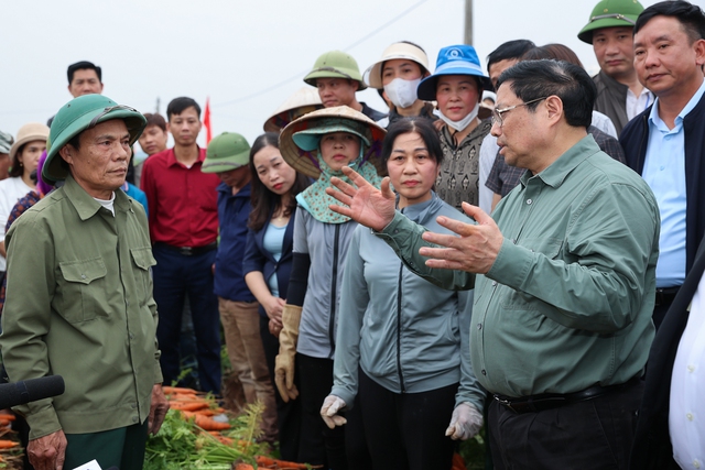 Thủ tướng xuống đồng cấy hái cùng nông dân, động viên sản xuất nông nghiệp- Ảnh 7.