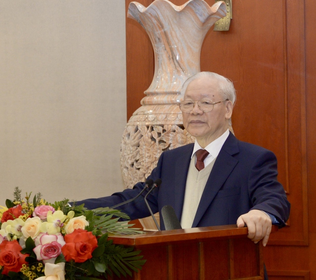 Tổng Bí thư Nguyễn Phú Trọng chủ trì phiên họp thứ nhất Tiểu ban văn kiện Đại hội XIV của Đảng- Ảnh 3.