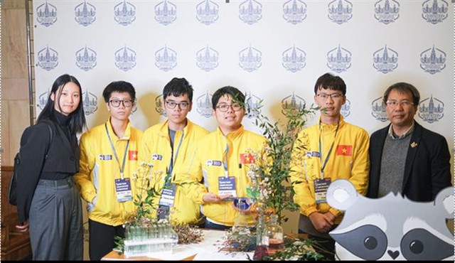 Học sinh Việt Nam đoạt giải cao tại cuộc thi Olympic Dự án Hóa học quốc tế- Ảnh 1.