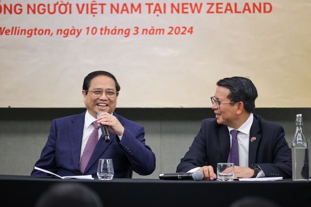 Thủ tướng Phạm Minh Chính gặp mặt, chia sẻ và động viên kiều bào tại New Zealand- Ảnh 4. Thủ tướng Phạm Minh Chính gặp mặt, chia sẻ và động viên kiều bào tại New Zealand- Ảnh 4.