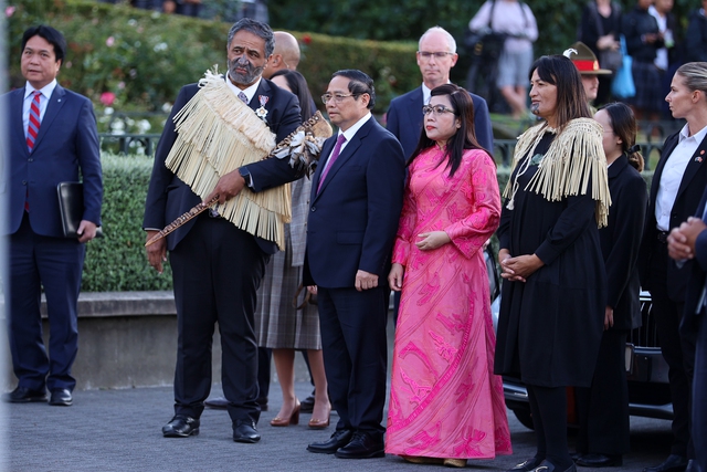 Lễ đón Thủ tướng Phạm Minh Chính thăm chính thức New Zealand theo nghi thức cao nhất- Ảnh 4.