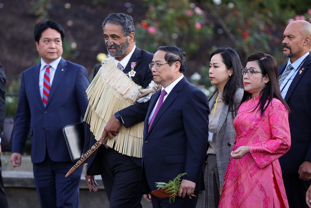 Lễ đón Thủ tướng Phạm Minh Chính thăm chính thức New Zealand theo nghi thức cao nhất- Ảnh 7.