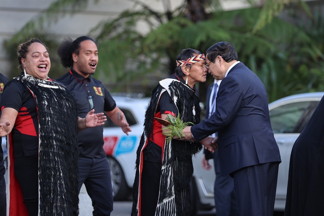 Lễ đón Thủ tướng Phạm Minh Chính thăm chính thức New Zealand theo nghi thức cao nhất- Ảnh 3.