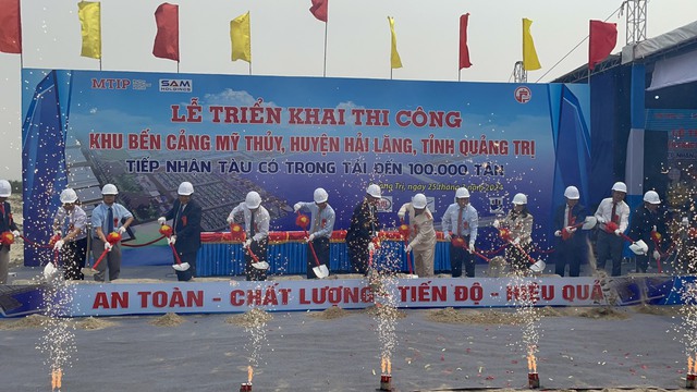 Quảng Trị triển khai thi công Cảng nước sâu Mỹ Thủy- Ảnh 1.