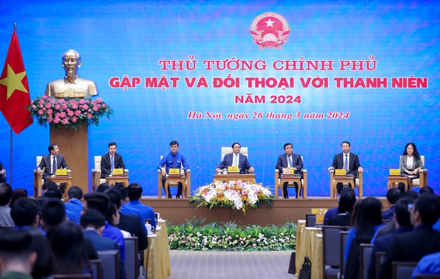 Thủ tướng Phạm Minh Chính: Thanh niên cần thực hiện '5 xung kích', '6 khát vọng' trong chuyển đổi số- Ảnh 1.