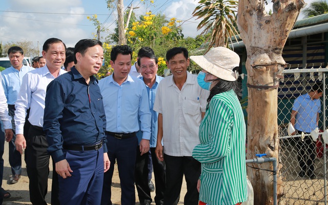 Tiền Giang bảo đảm đủ nước sinh hoạt cho người dân vùng hạn, mặn- Ảnh 2.