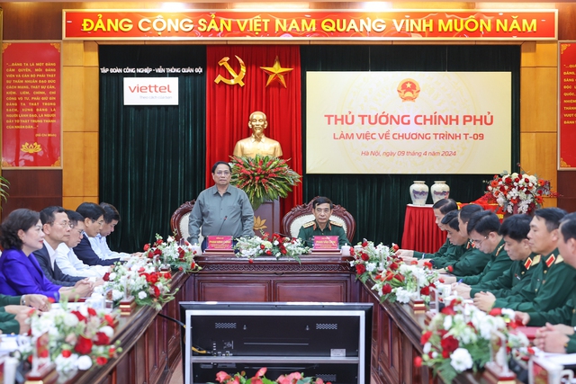 Thủ tướng Phạm Minh Chính đánh giá cao những bước phát triển đột phá của Viettel thời gian qua