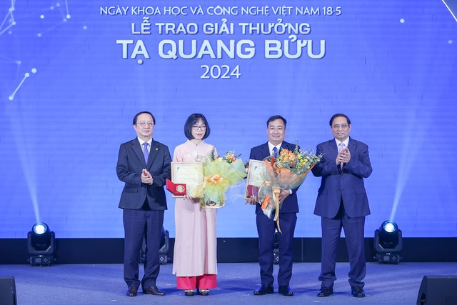 Giải thưởng Tạ Quang Bửu 2024 vinh danh 2 nhà khoa học xuất sắc- Ảnh 1.