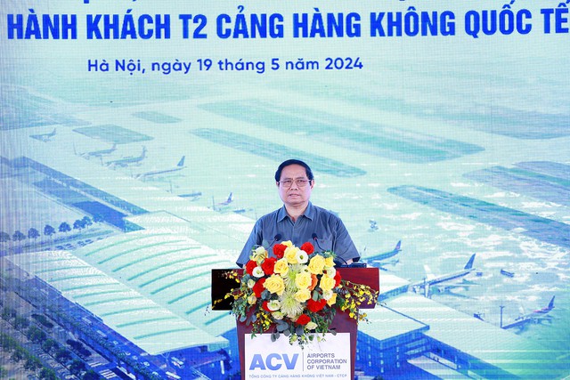 Thủ tướng phát lệnh khởi công mở rộng nhà ga T2 sân bay Nội Bài- Ảnh 1.