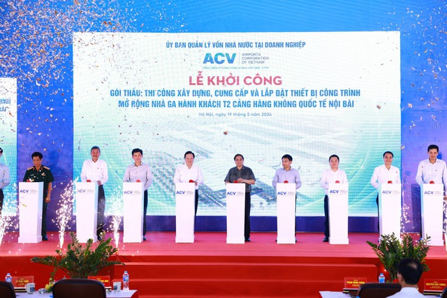 Thủ tướng phát lệnh khởi công mở rộng nhà ga T2 sân bay Nội Bài- Ảnh 2.