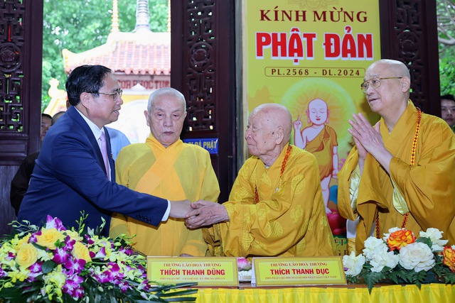 Thủ tướng Phạm Minh Chính chúc mừng Đại lễ Phật đản 2024- Ảnh 2.
