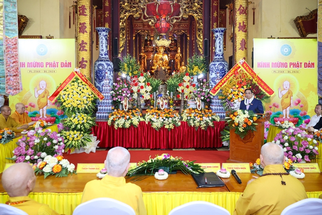 Thủ tướng Phạm Minh Chính chúc mừng Đại lễ Phật đản 2024- Ảnh 4.