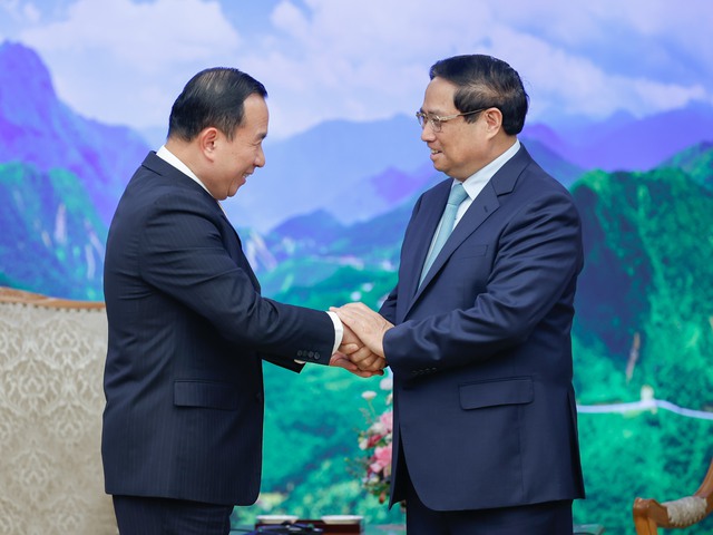Thủ tướng Phạm Minh Chính tiếp Bộ trưởng Bộ Thanh tra Campuchia- Ảnh 1.