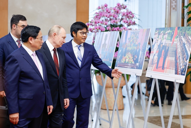 Chùm ảnh: Thủ tướng Phạm Minh Chính hội kiến Tổng thống Liên bang Nga Vladimir Putin- Ảnh 5.