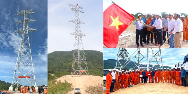 Những chiếc áo cam thấm đẫm mồ hôi trên công trường 500 kV mạch 3- Ảnh 7.