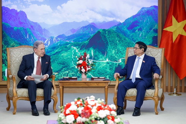 Thủ tướng Phạm Minh Chính tiếp Phó Thủ tướng, Bộ trưởng Ngoại giao New Zealand- Ảnh 2.