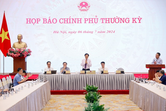 CẬP NHẬT: Họp báo Chính phủ thường kỳ tháng 6/2024- Ảnh 1.