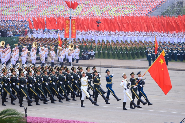 Chùm ảnh: Đoàn quân nhân 4 nước diễu binh trên Quảng trường Ba Đình- Ảnh 1. Chùm ảnh: Đoàn quân nhân 4 nước diễu binh trên Quảng trường Ba Đình- Ảnh 1.