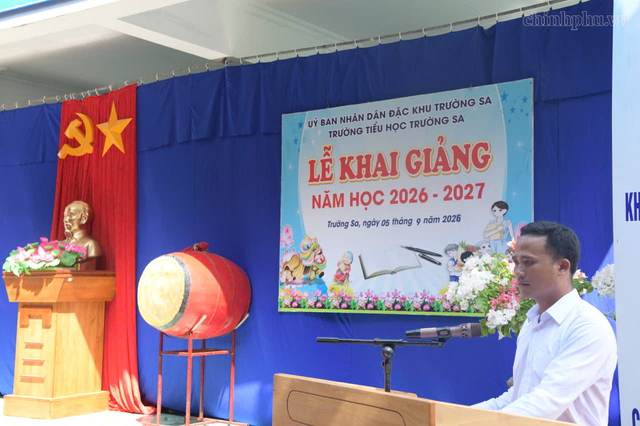 Đặc khu Trường Sa rộn ràng ngày khai giảng năm học mới 2026-2027- Ảnh 6.