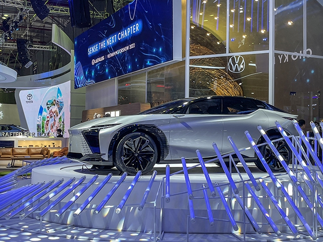 Many electric cars and concept cars appear at the Viet Nam Motor Show 2022 - Ảnh 1.