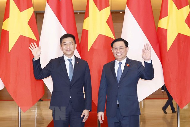 Vietnamese, Singaporean top legislators hold talks  - Ảnh 1.