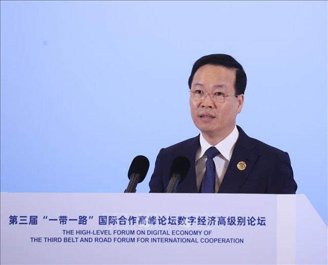 President highlights role of "Belt and Road" cooperation mechanism - Ảnh 1. President highlights role of "Belt and Road" cooperation mechanism - Ảnh 1.